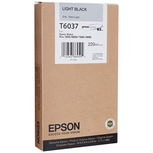 Epson Light Black T6037 - 220 ml kazeta